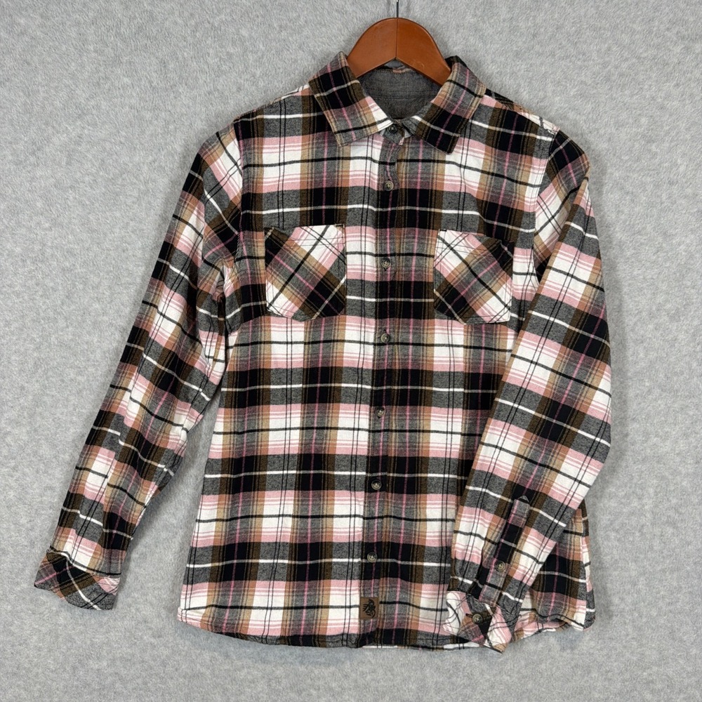 Legendary Whitetails Womens Medium Long Sleeve Plaid Flannel Shirt Cabincore